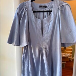 Tuckernuck Wing Sleeve Pommander Dress in Blue